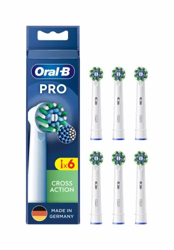 Oral-B, Oral-B Pro CrossAction Aufsteckbürsten, 6 Stück