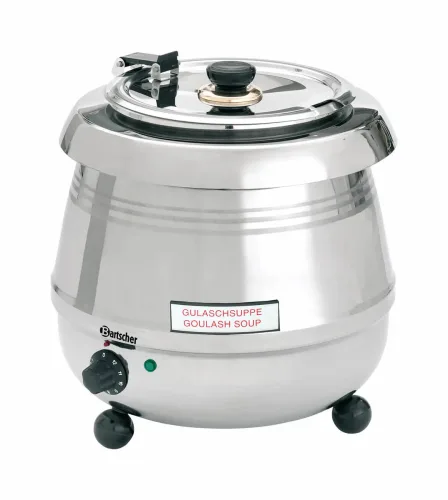 Bartscher, Bartscher Suppentopf De Luxe 9L – Gastro Pfanne/Gastro Topf – silber