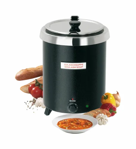 Bartscher, Bartscher Suppentopf Club 8.5 Liter – Gastro Pfanne/Gastro Topf – schwarz