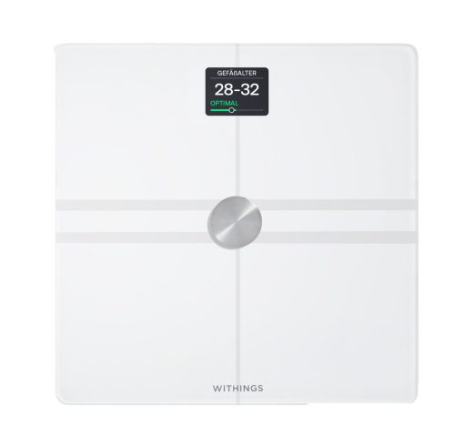 Withings, Withings Body Comp White Analyse-Körperwaage – Körperanalysewaage/Körperfettwaage – weiss