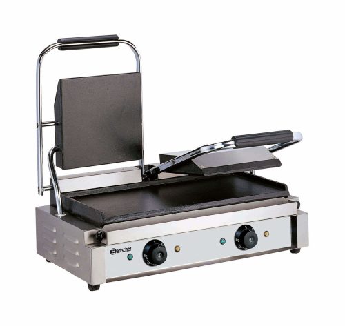 Bartscher, Bartscher Doppel-Kontaktgrill, glatt/glatt Doppel-Kontaktgrill – Gastro Grill/Griddleplatte – edelstahl