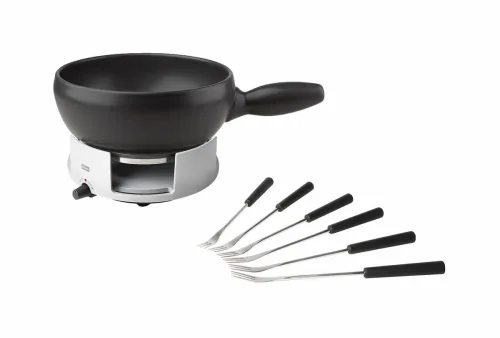 Stöckli, Stöckli - Avalon Käsefondue-Set 23 cm 3 Liter, One Size, Schwarz