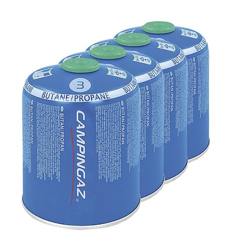 CAMPINGAZ, Campingaz CV470 Kartusche Multipack 4 Stück Gaskartusche – Holzkohle/Briketts/Grill Anzünder – blau