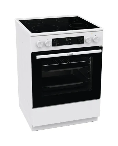 GORENJE, Gorenje GEC6C40WD Elektroherd – Kochherd freistehend – weiss