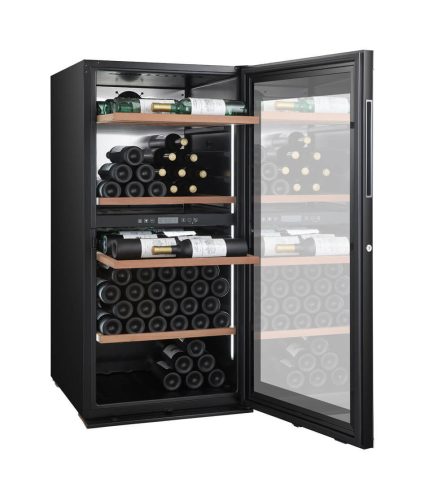 Climadiff, Climadiff Weinkühlschrank MILLESIME 140D – Weinkühlschrank freistehend – schwarz