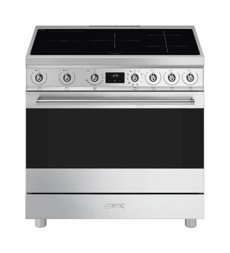 SMEG, Smeg C9IMX2 Herd mit Induktionskochfeld – Kochherd freistehend – edelstahl