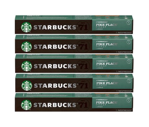 STARBUCKS, Starbucks Pike Place, Medium Roast Kaffeekapseln – Nespresso Kapseln – blau