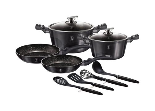 Berlinger Haus, Berlinger Haus - Kochgeschirr-Set 10tlg. Metallic Line Carbon Pro Edition, One Size