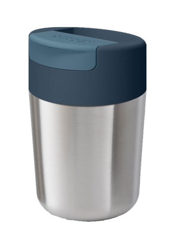 Joseph Joseph, Thermobecher Joseph Joseph Sipp Edelstahl Edelstahl/Kunststoff 0.34 l - Material: Edelstahl/Polypropylen/Silikon - Thermobecher
