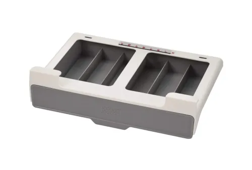 Joseph Joseph, Aufbewahrungsbox Joseph Joseph Grau/Weiss Kunststoff 18.5 cm 27.2 cm - Farbe: weiss/grau - Material: Polypropylen - Aufbewahrungsbox