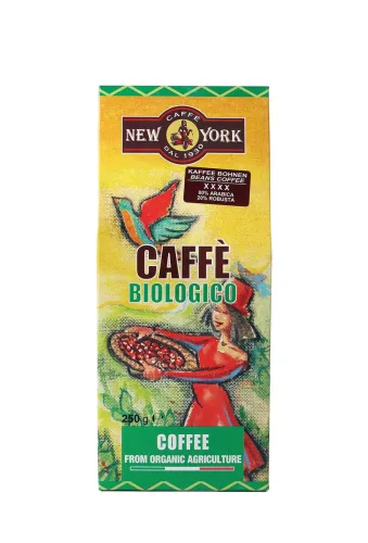 Caffè New York, Caffè New York BIO (80/20) Bohnen 250g Kaffee – Kaffeebohnen