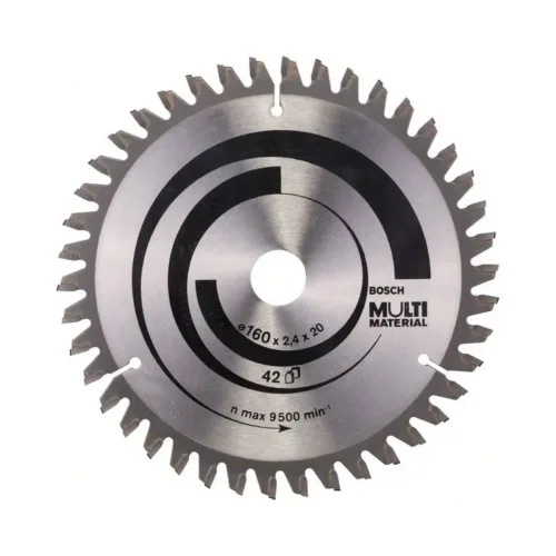 Bosch Accessories, Bosch Accessories Multi Material 2608640503 Hartmetall Kreissägeblatt 160 x 20 x 2.4 mm Zähneanzahl: 42 1 St.