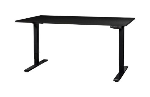 Contini, CONTINI, Unsere Neuheiten, CONTINI höhenverstellbarer Bürotisch 1.6x0.8m schwarz / Gestell schwarz RAL 9005, Produkte & Wohnen