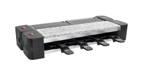 Nouvel, Nouvel Raclette Multi 1200W Raclette Grill – Raclette Ofen/Raclette Grill – schwarz / grau