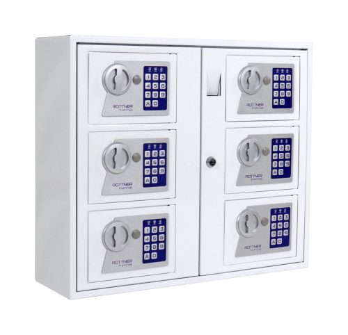 Rottner T05380 Keysystem 6 Schlüsselausgabe Elektronikschloss Weiss