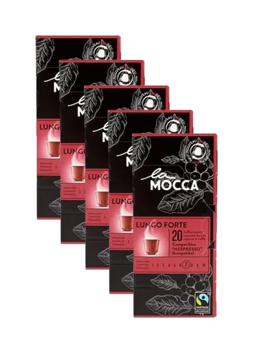 La Mocca, La Mocca Lungo forte Kaffeeportionen – Nespresso Kapseln