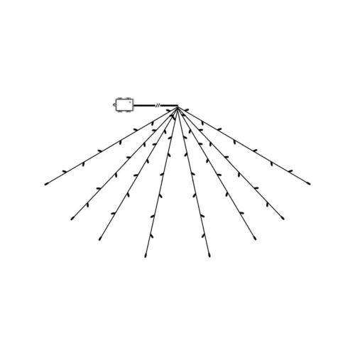 STAR TRADING, Star Trading LED-Lichterkette Kunststoff | 140 cm | 2.4 W
