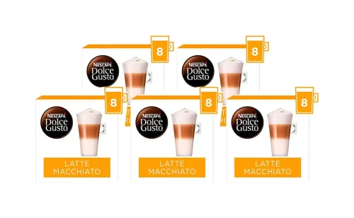 NESCAFÉ Dolce Gusto, NESCAFE Dolce Gusto Latte Macchiato 16 Kaffeeportionen – Dolce Gusto Kapseln