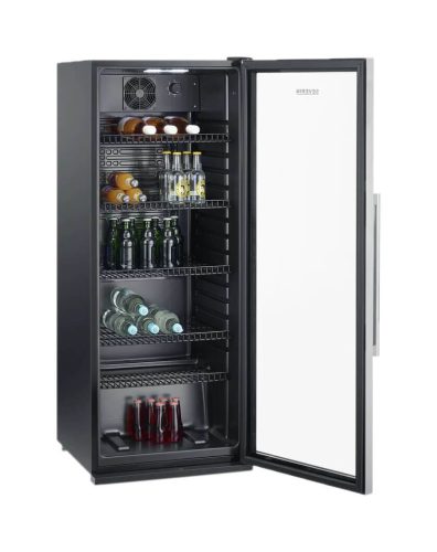 Severin, Severin Weinkühlschrank "FKS 8841 Edelstahl/Schwarz, Rechts" für 150 Stk. Standardflaschen á 075l