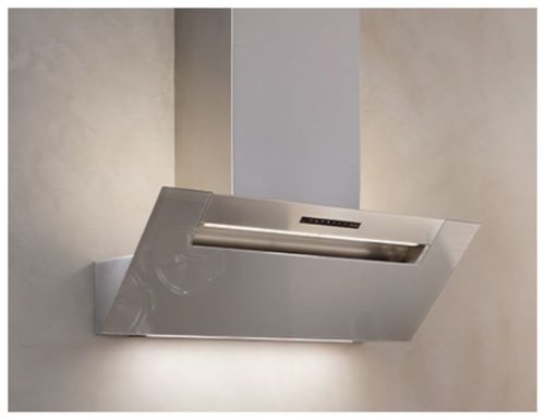 Wesco, Wesco BKH 90 EG-2 Silber-Metallic Abluft Wandhaube – Wandhaube/Dunstabzugshaube Wand