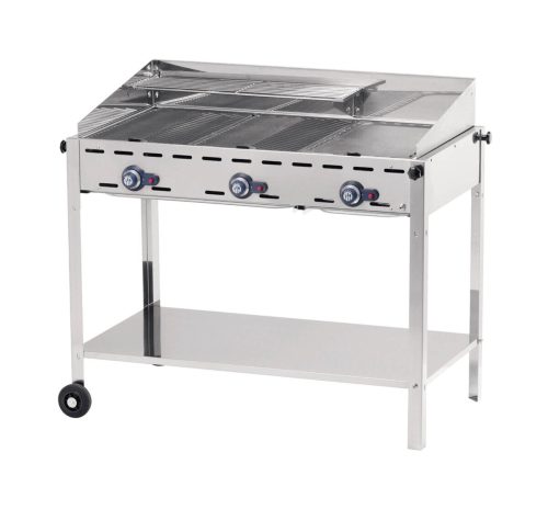 HENDI, HENDI, Gasgrill, HENDI GREEN FIRE 3 BRENNER Gasgrill, Produkte & Wohnen