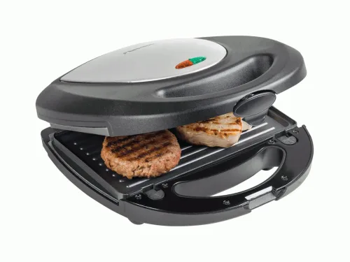 Bestron, Bestron ASM8010 Kontaktgrill 3 in 1 – edelstahl / schwarz