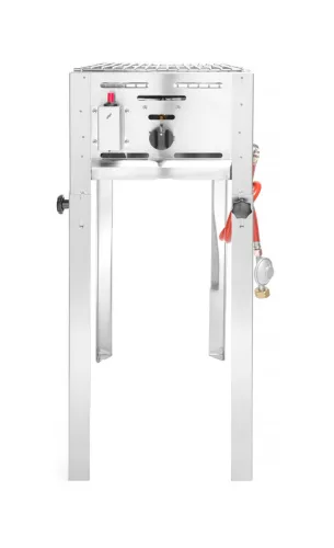 HENDI, Hendi Grill-Master Mini Gas-Grill – Gastro Grill/Griddleplatte – edelstahl