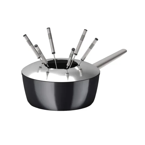 Koenig, KOENIG Fondue "Fondue-Caquelon One for All" Kompatibel mit Elektro-, Gas-, Glaskeramik- und Induktionskochfeldern.