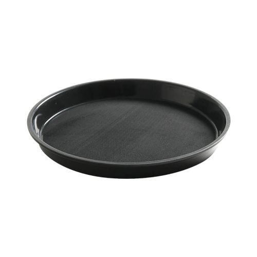 HENDI, Hendi Serviertablett rund 32cm – Gastro Inventar/Gastro Einrichtungen – schwarz