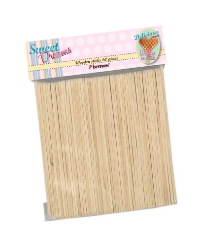 Bestron, Bestron DST60 Hölzerne Stäbchen – Backutensilien/Backform – natur