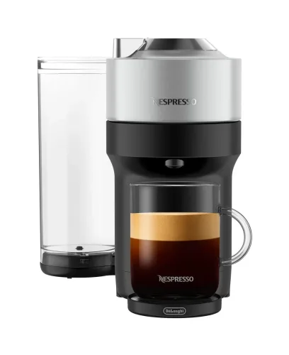 De'Longhi, DeLonghi Kapselmaschine "Nespresso Vertuo Pop+ Silber"
