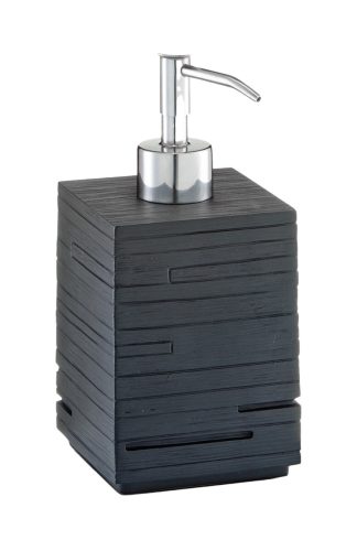 Zeller Present - Seifenspender Schiefer Polyresin 8x8x16cm, One Size