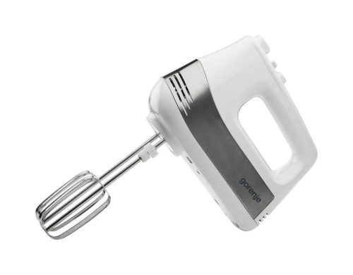 GORENJE, Gorenje Handmixer mit praktischem Geräteständer und Rührschüssel 3L – weiss