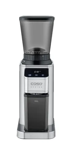 CASO, Caso Kaffeemühle "Barista Chef Inox Silber" 150 W Kegelmahlwerk 250 gBohnenbehälter