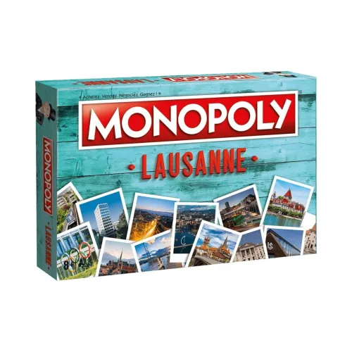 Hasbro Monopoly Lausanne Spiel