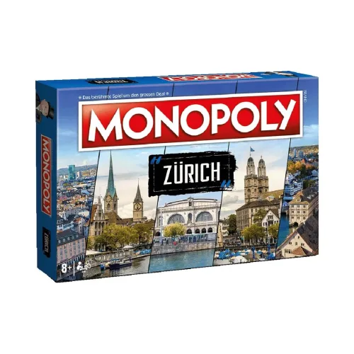 Hasbro Monopoly Zürich Spiel