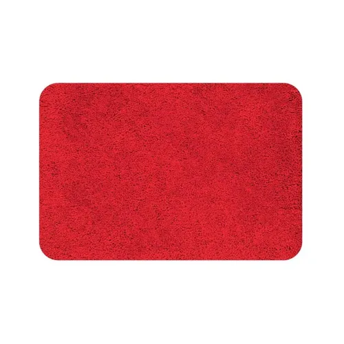 Spirella, Spirella Badteppich Highland Rot | 55 × 65 cm