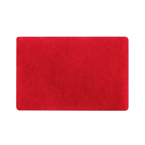 Spirella, Spirella Badteppich Fino Rot | 40 × 60 cm