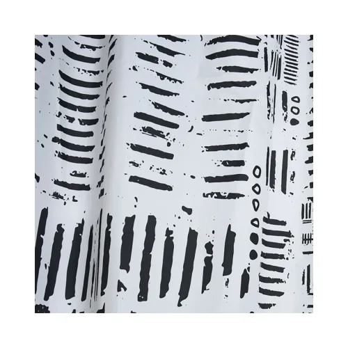 Spirella, Spirella Duschvorhang Connection Schwarz | 180 × 200 cm