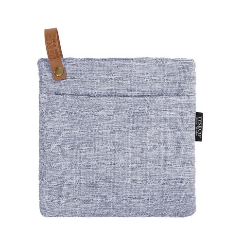 LIVIQUE, Topflappen Hercules Blau Leinen/Polyester 20 cm - Topflappen