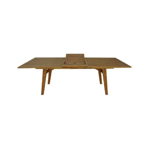 Contini, CONTINI, Gartenmöbel, CONTINI Gartentisch erweiterbar 180/230x100x 74cm Eucalyptus, Produkte & Wohnen