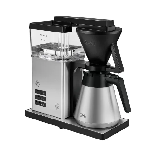 Melitta, Melitta One Therm Filterkaffeemaschine – edelstahl / schwarz
