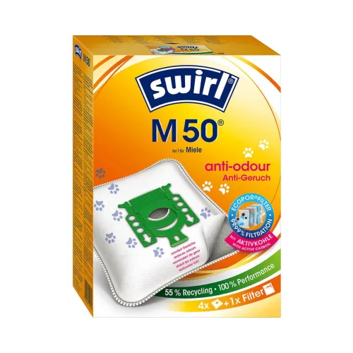 Swirl, Swirl Staubsaugerbeutel "MicroPor M50 4 Stück"