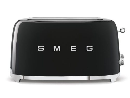 SMEG, Smeg 50's Retro Style Langschlitztoaster 2 Scheiben schwarz