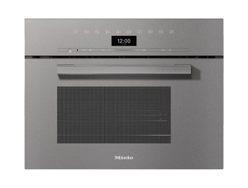 Miele, Miele DGM 7440-60 GR Dampfgarer mit Mikrowelle – Einbau Steamer 60 cm – graphitgrau