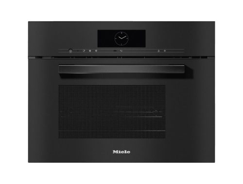 Miele, Miele DGM 7840-60 SW Dampfgarer mit Mikrowelle – Einbau Steamer 60 cm – obsidianschwarz
