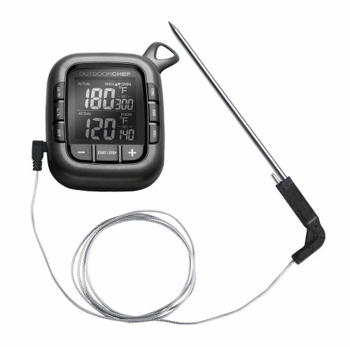 Outdoorchef, OUTDOORCHEF Gourmet Check – Holzkohle/Briketts/Grill Anzünder – grau
