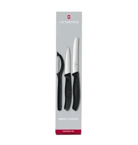 Victorinox, Victorinox Gemüsemesser-Set schwarz