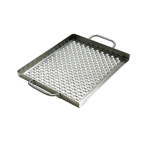 Broil King, Broil King Quadratische Grillplatte Premium – Grillplatte/Grillrost – edelstahl