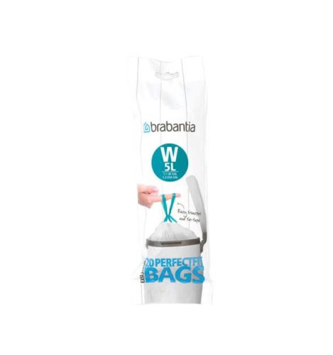 Brabantia, Brabantia - Müllbeutel, 5 L, Weiss